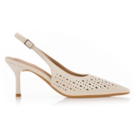 γόβες δερματίνη με διάτρ...