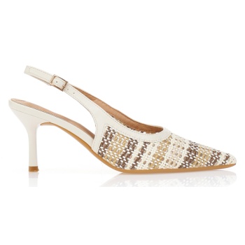 γόβες με υφή ψάθας και πλεκτό σχέδιο σε προσφορά