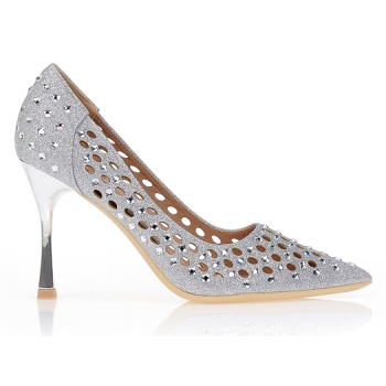 γόβες λούρεξ με διατρητό σχέδιο και σε προσφορά