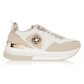 sneakers με ανάγλυφο σχέδιο και αγκράφα σε προσφορά