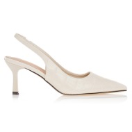 γόβες μπεζ δερματίνη sli...