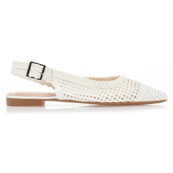 γόβες λευκές με διάτρητο σχέδιο λευκο σε προσφορά