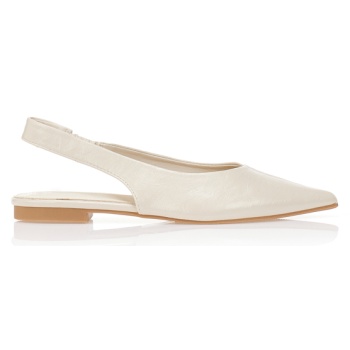 γόβες δερματίνη με ανάγλυφο σχέδιο μπεζ σε προσφορά