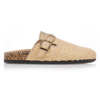 σανδάλια μπεζ ψάθινα ανατομικά μπεζ σε προσφορά