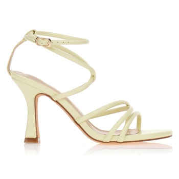 πέδιλα κίτρινα με πολλαπλά λουράκια σε προσφορά