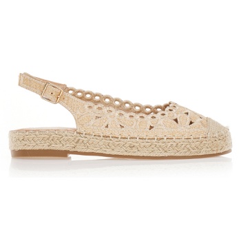 εσπαντρίγιες με σχέδιο από ραφές μπεζ σε προσφορά