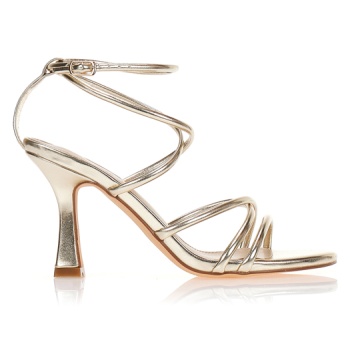 πέδιλα χρυσά με πολλαπλά λουράκια χρυσο σε προσφορά