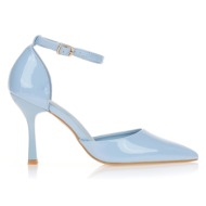 γόβες γαλάζιες με μπαρέτ...