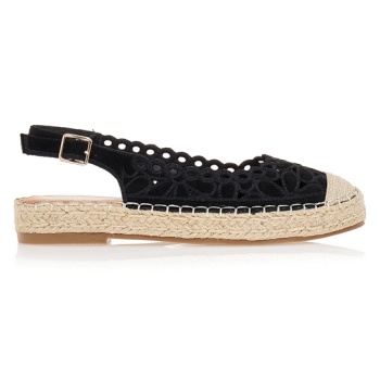 εσπαντρίγιες με σχέδιο από ραφές μαυρο σε προσφορά