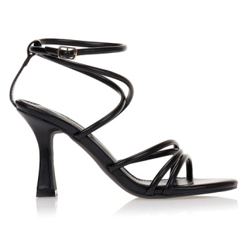 πέδιλα μαύρα με πολλαπλά λουράκια μαυρο σε προσφορά