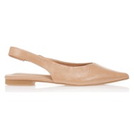  γόβες δερματίνη με ανάγλυφο σχέδιο nude