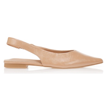 γόβες δερματίνη με ανάγλυφο σχέδιο nude σε προσφορά