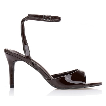 πέδιλα καφέ με μπαρέτα στον αστράγαλο σε προσφορά