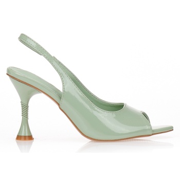 πέδιλα πράσινα λουστρίνι με ιδιαίτερο σε προσφορά