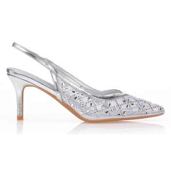 γόβες με δαντέλα και λουλούδια από σε προσφορά