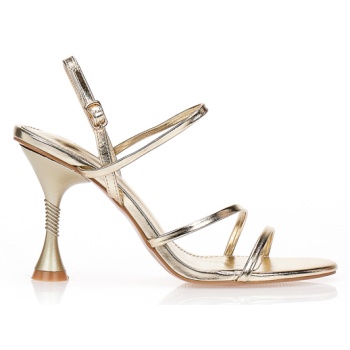 πέδιλα χρυσό με λουράκια και ιδιαίτερο σε προσφορά