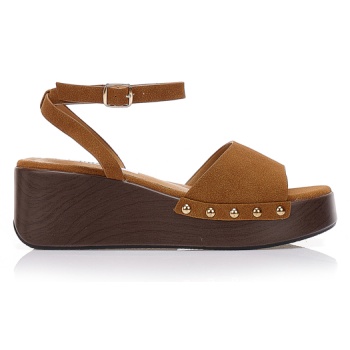 πλατφόρμες σουέτ με λουράκια στον σε προσφορά