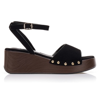 πλατφόρμες σουέτ με λουράκι στον σε προσφορά