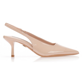 γόβες tsoukalas nude slingback με