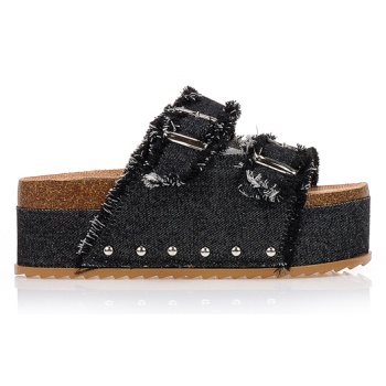 εσπαντρίγιες jean με αγκράφες και σε προσφορά