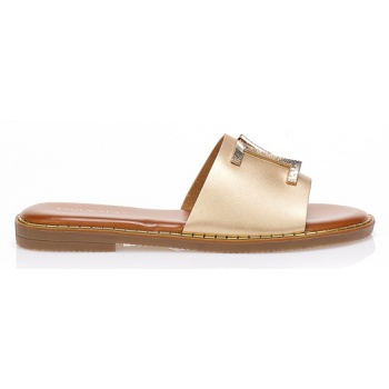 σανδάλια tsoukalas χρυσά με αγκράφα