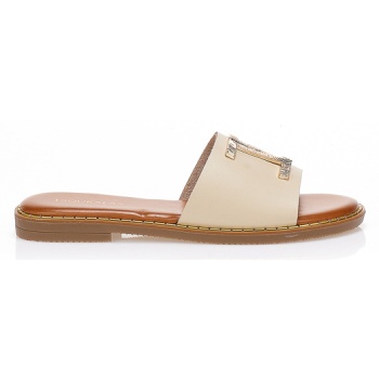 σανδάλια tsoukalas μπεζ με χρυσή