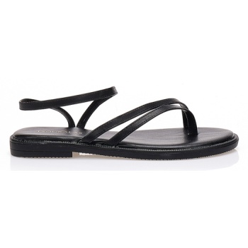 σανδάλια tsoukalas μαύρα με λεπτά