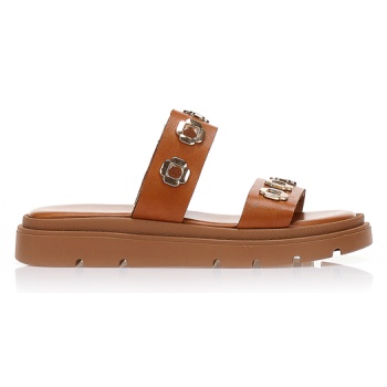 σανδάλια tsoukalas flatforms με χρυσές