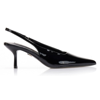 γόβες tsoukalas μαύρες slingback με