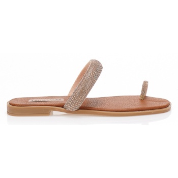 σανδάλια χειροποίητα μπρονζέ δερματίνη σε προσφορά