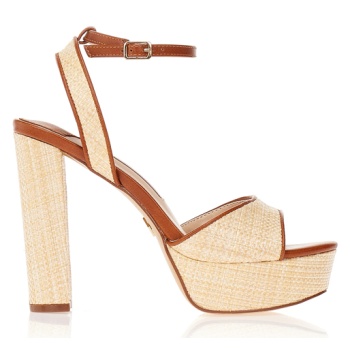 πέδιλα tsoukalas μπεζ με φιάπα μπεζ