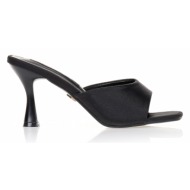  mules tsoukalas σατέν μαυρο