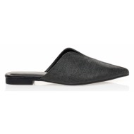  mules tsoukalas μαύρα μυτερά μαυρο