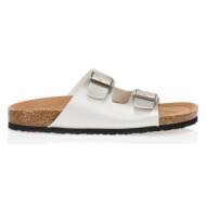  παντόφλες tsoukalas ασημί με διπλή ρυθμιζόμενη φάσα ασημι