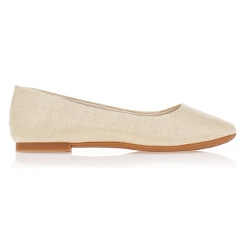 μπαλαρίνες tsoukalas λευκές ψάθινες σε προσφορά