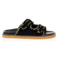  παντόφλες με ιδιαίτερη φάσα και αγκράφες μαυρο