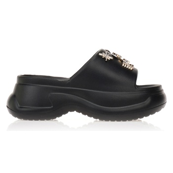 παντόφλες σαμπό μαύρες λάστιχο με σε προσφορά