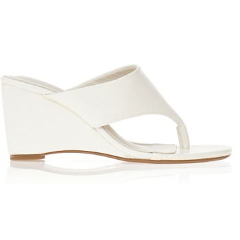 πλατφόρμες λευκές δερματίνη λευκο σε προσφορά