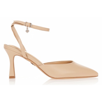 γόβες tsoukalas μπεζ με ιδιαίτερο