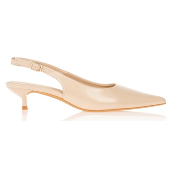 γόβες nude slingback χαμηλές nude σε προσφορά