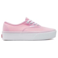  vans sneakers ua authentic platform - pink-vn0a3av8v1c1-124-pink