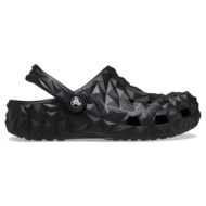  crocs σαγιονάρες- slides classic geometric clog - black-crocs209563-124-black