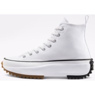  converse unisex sneakers με ψηλό πάτο `run star hike` - 166799c λευκό