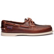  sebago® ανδρικά boat παπούτσια `docksides portland waxed` - l70000g0-900r ταμπά