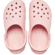  crocs unisex clogs μονόχρωμα με διάτρητο σχέδιο `classic` - e61000 ροζ