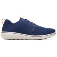  clarks ανδρικά sneakers με κορδόνια `step urban mix` - 26138175 μπλε σκούρο