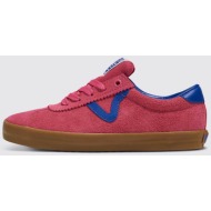  vans unisex sneakers με trademark v ρίγα στο πλάι και old school logo patch `sport low` - vn000cqrch