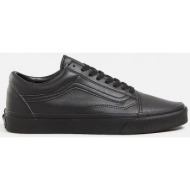  vans unisex δερμάτινα sneakers μονόχρωμα με trademark tone-on-tone ρίγα στο πλάι `old skool classic 