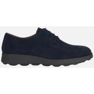  geox ανδρικά suede παπούτσια oxford `spherica ec10` - u45gha00022c4002 μπλε σκούρο