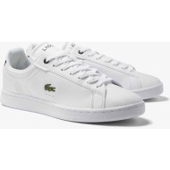  lacoste ανδρικά sneakers μονόχρωμα με κεντημένο λογότυπο στο πλάι `carnaby pro bl` - 45sma0110042 λε